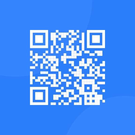 QR code that leads to frontendmentor.io